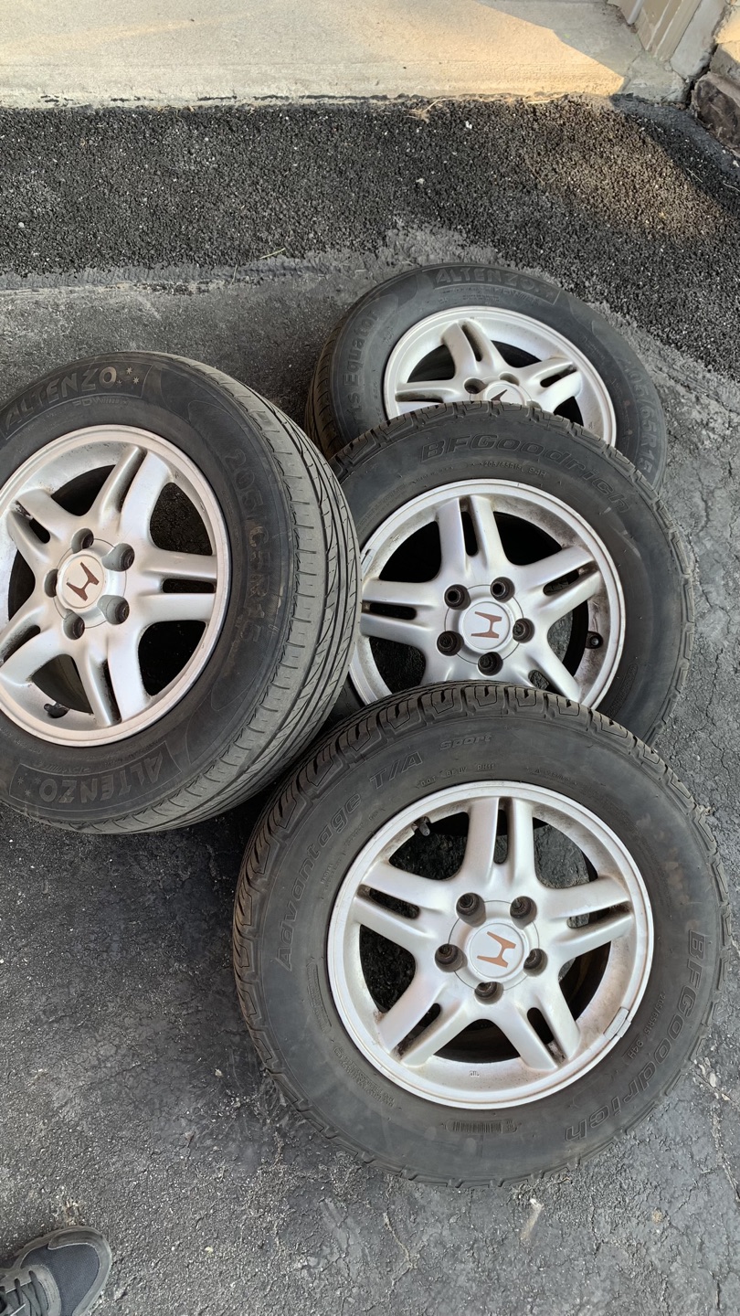 15” Honda Alloy Rims with Tires - photo 4