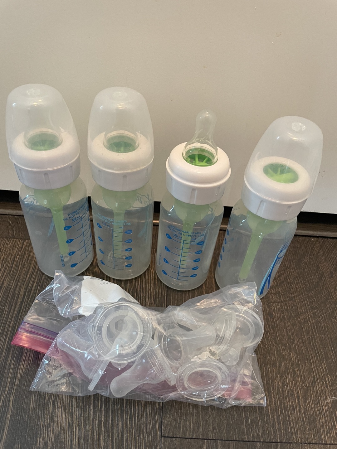 #Freecycle Dr.Brown baby bottle and nipples thumbnail