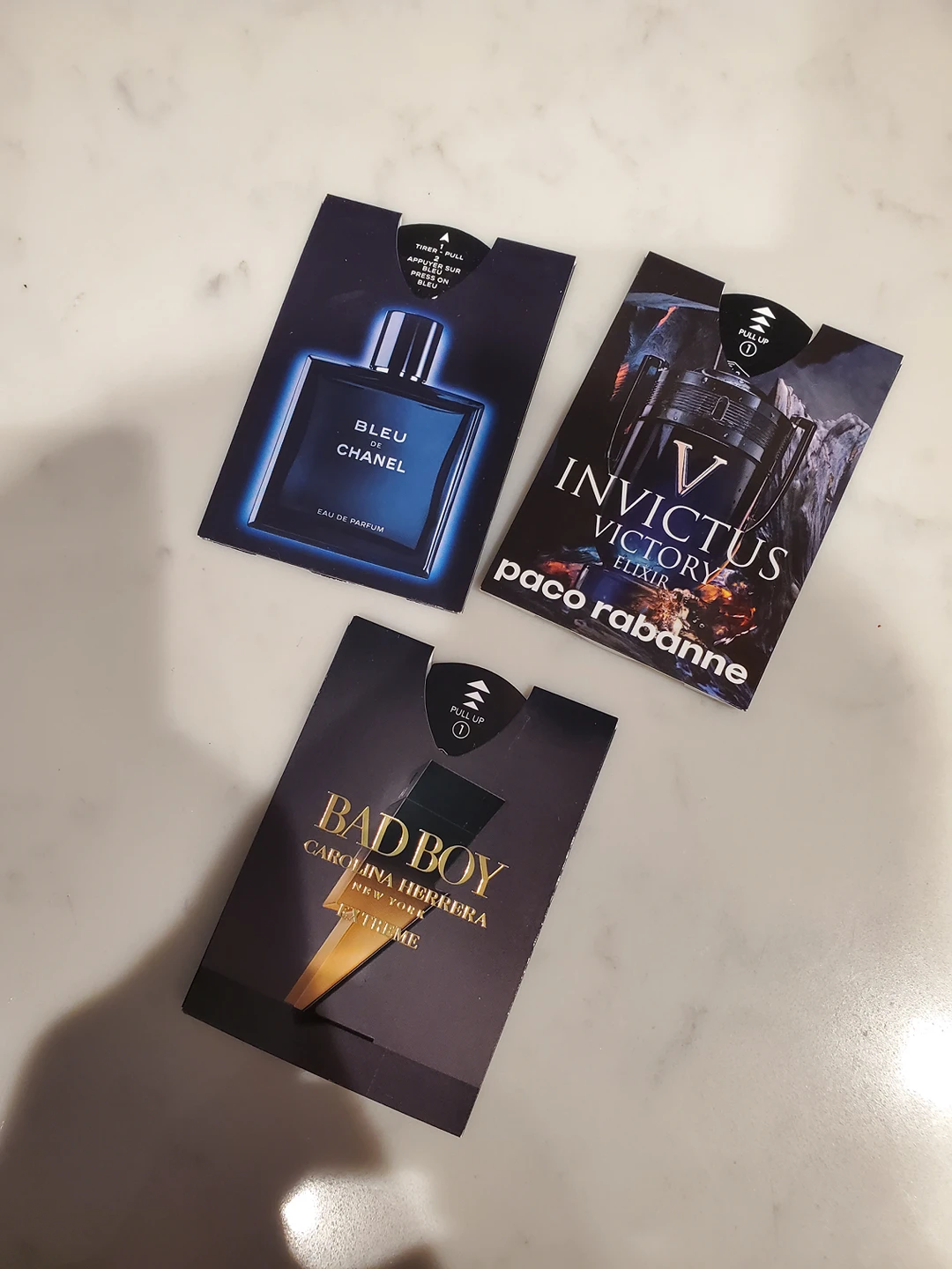 New samples Chanel, Paco rabanne, CH