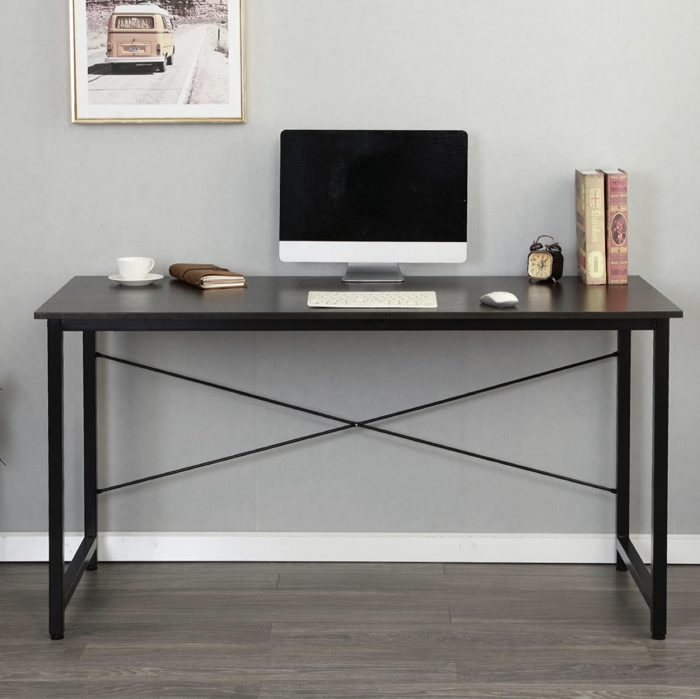 📢 FOR SALE: Study Table - Modern Design, Walnut Brown 📚 - photo 4