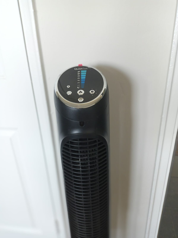Tall Honeywell Quietset Tower Fan- Black - photo 2