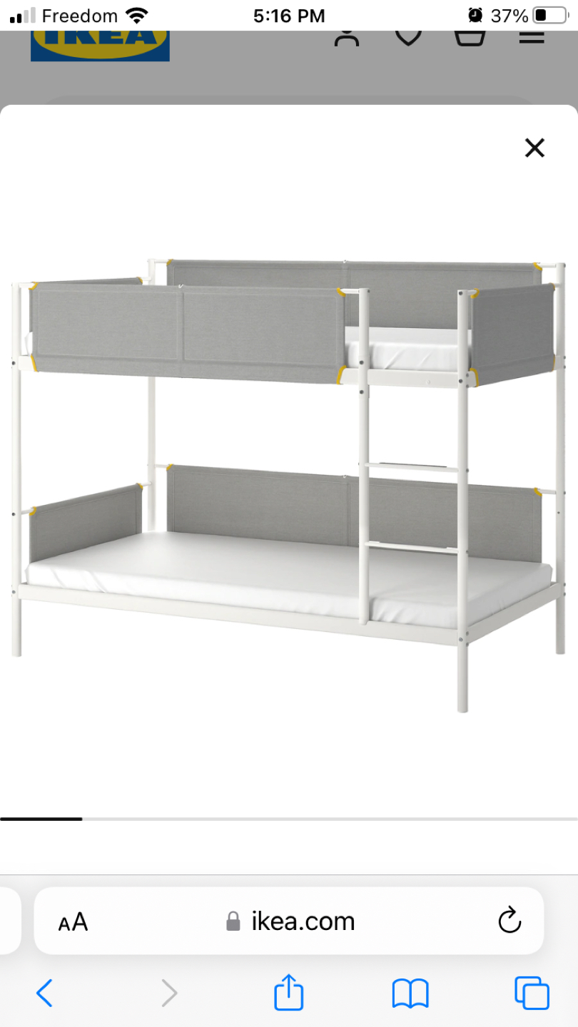 VITVAL Bunk bed frame IKEA (only bed) thumbnail