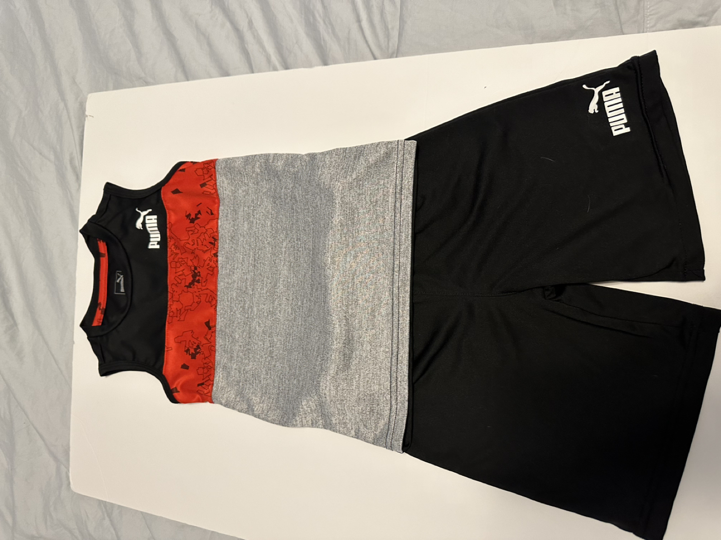 Little Boys Puma set Short and Tees