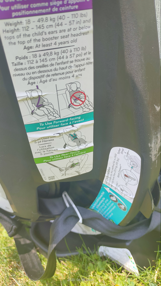All in one convertible car seat  - photo 5