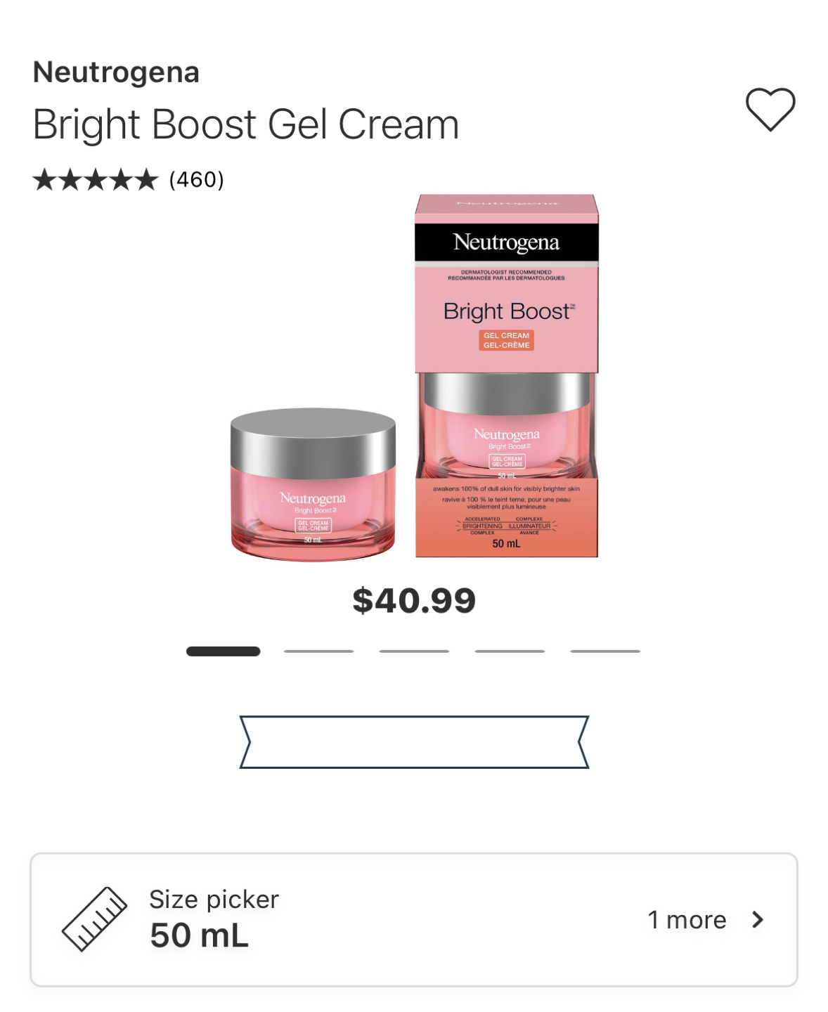 Neutrogena Bright Boost cream, never opened! thumbnail