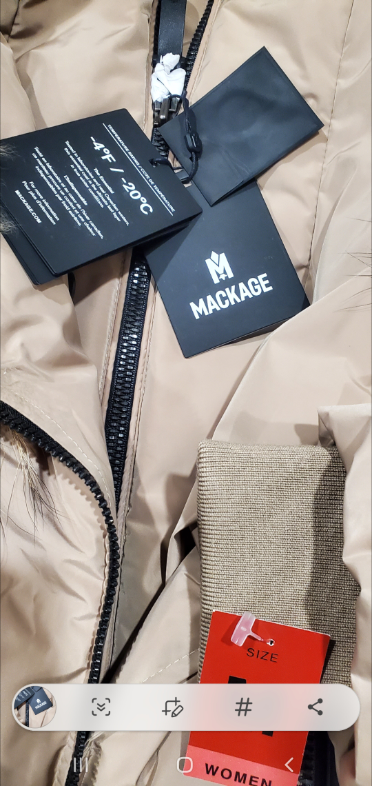 Mackage original women jacket (BRAND NEW) with tags - photo 2