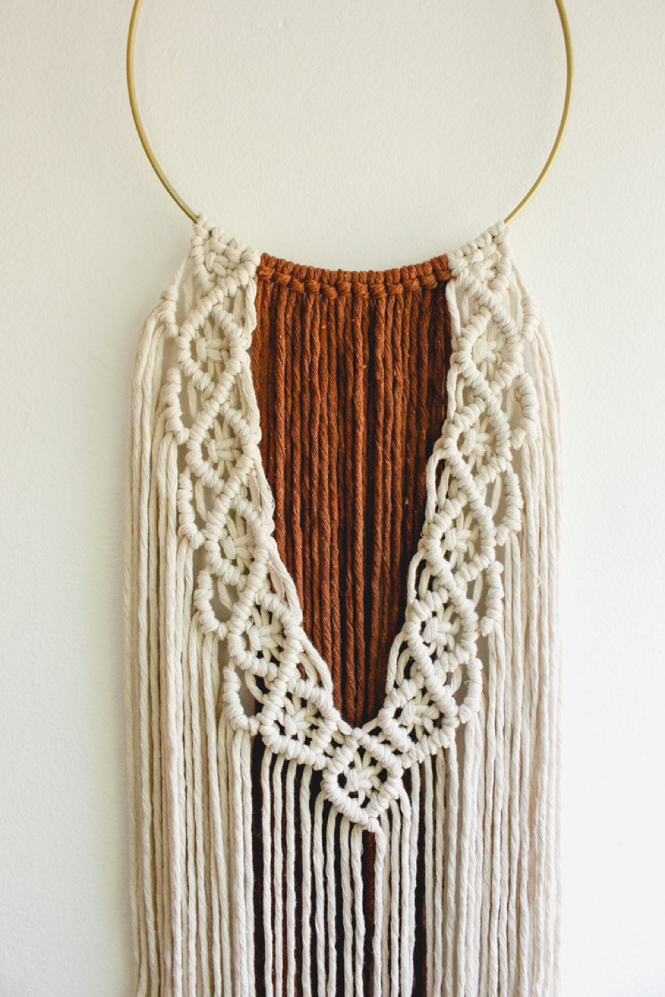Hoop macrame wallhanging - photo 2