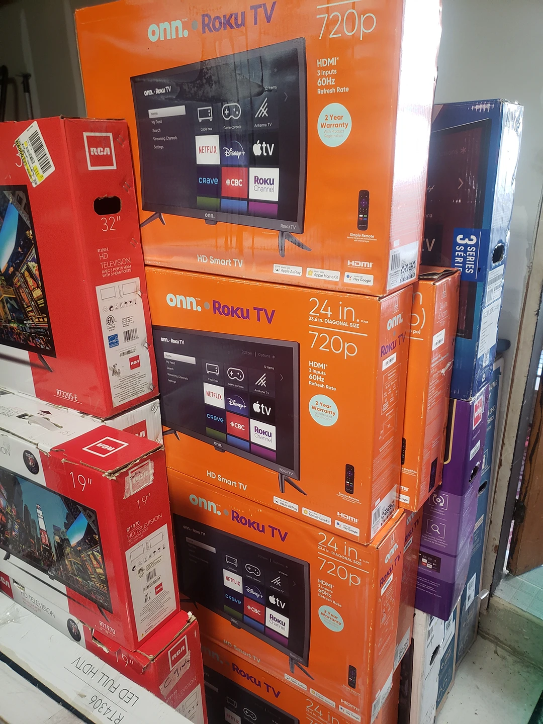 24" Onn ROKU SMART TVS FOR JUST $99.99! thumbnail