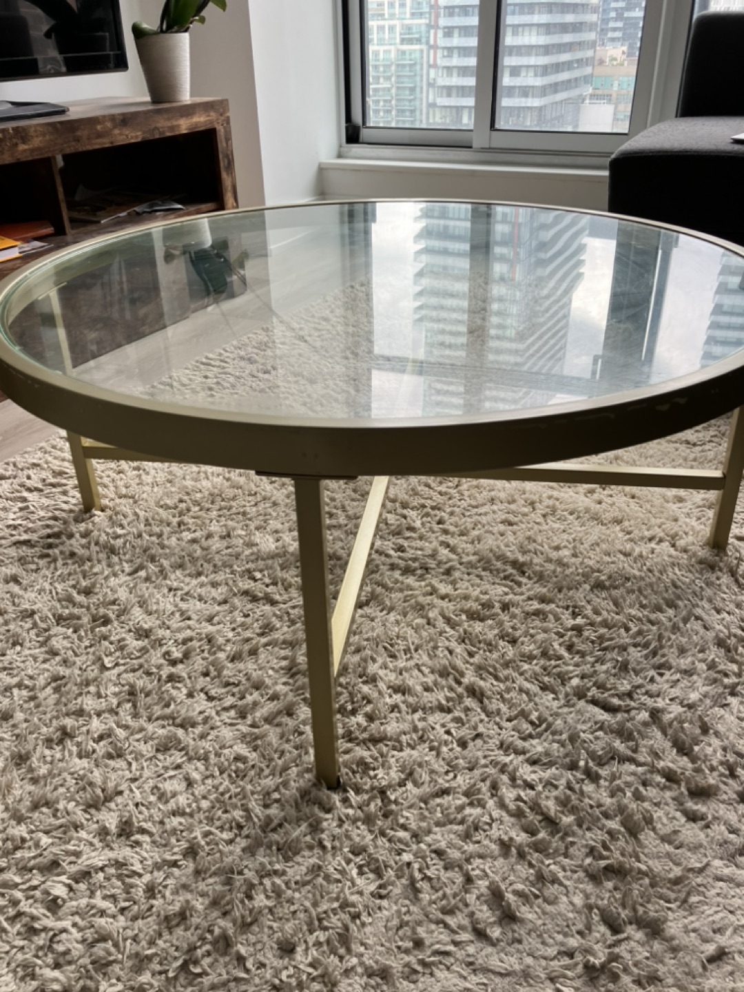 Coffe table - Thorin Cross Legs Coffee Table - photo 2
