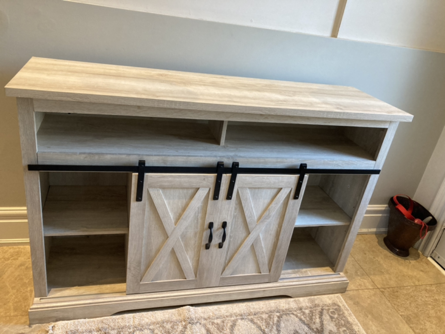 Buffet table color white oak. - photo 3