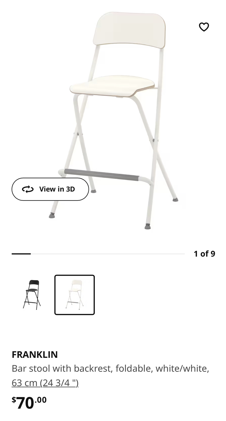 4 IKEA high stool