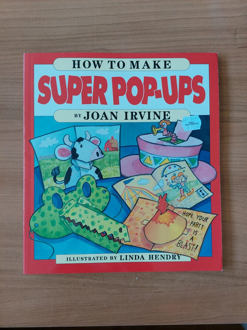 Kids craft book How to Make Super Pop-Ups
