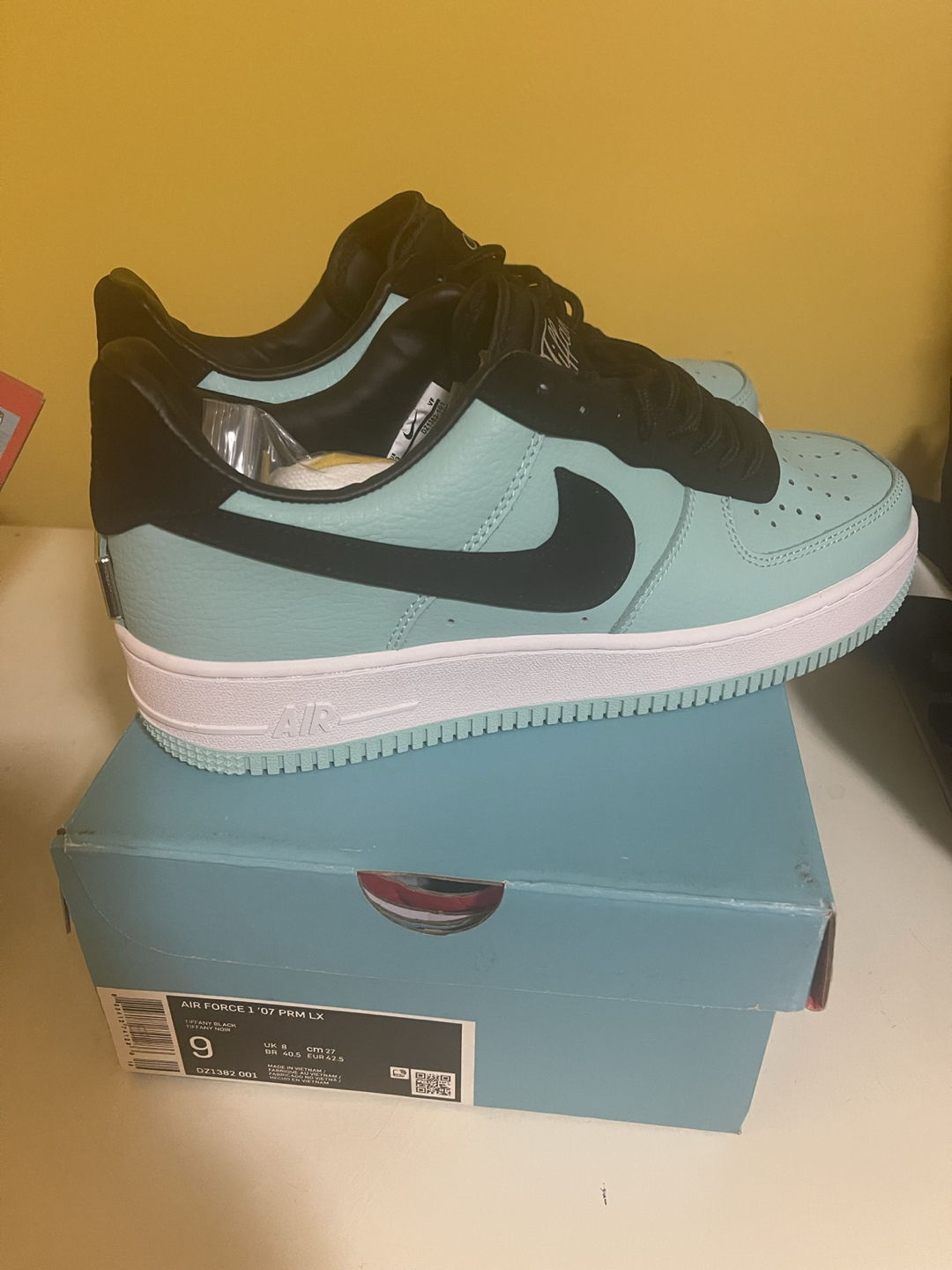 Custom F&F AF1 Tiffany Air Dunk Low Not High 8.5 9.0 9.5 Jordan - photo 3