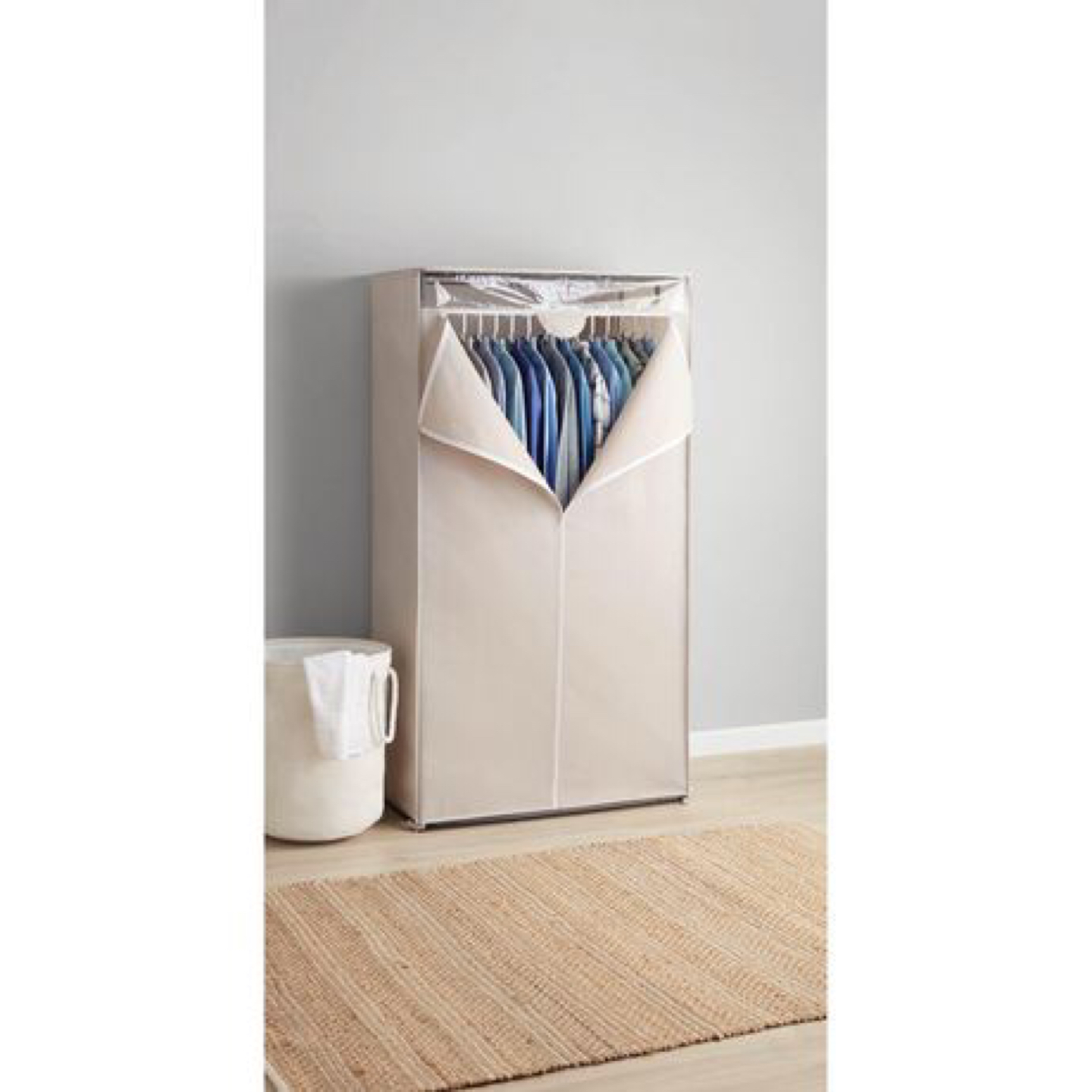 Mainstays Single Tier Zippered Clothes Closet, 36" - photo 3