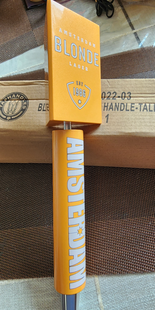 NEW Amsterdam Blonde Beer Draft Tap Handle image indicator(3)