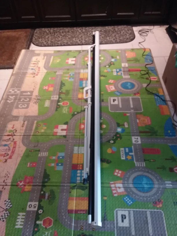 100" projector screen white portable - photo 2