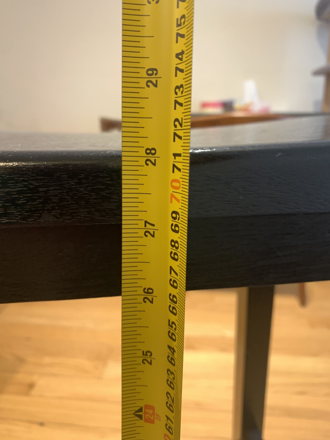 2 black bar stool - photo 2