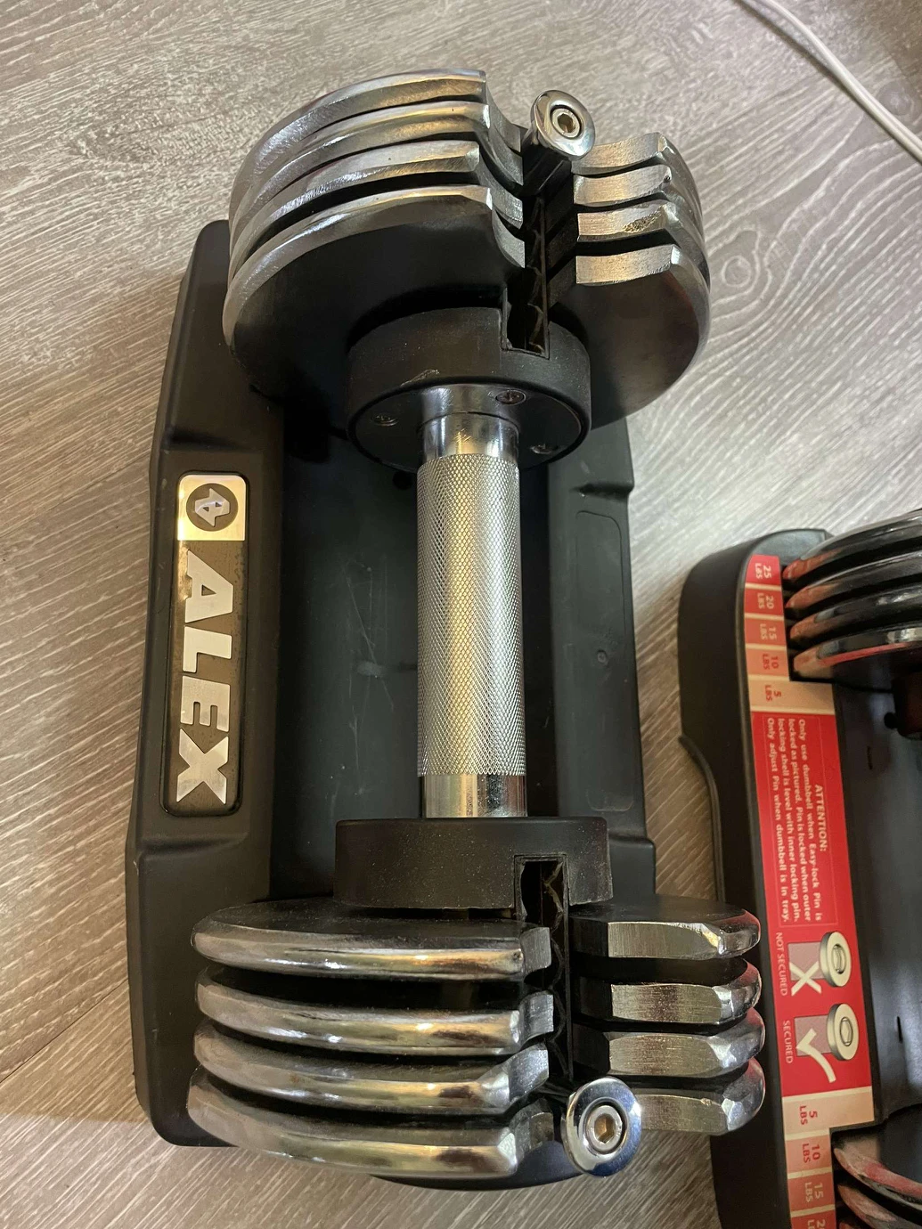 Dumbbell Weights (adjustable) 10-50lbs - photo 3