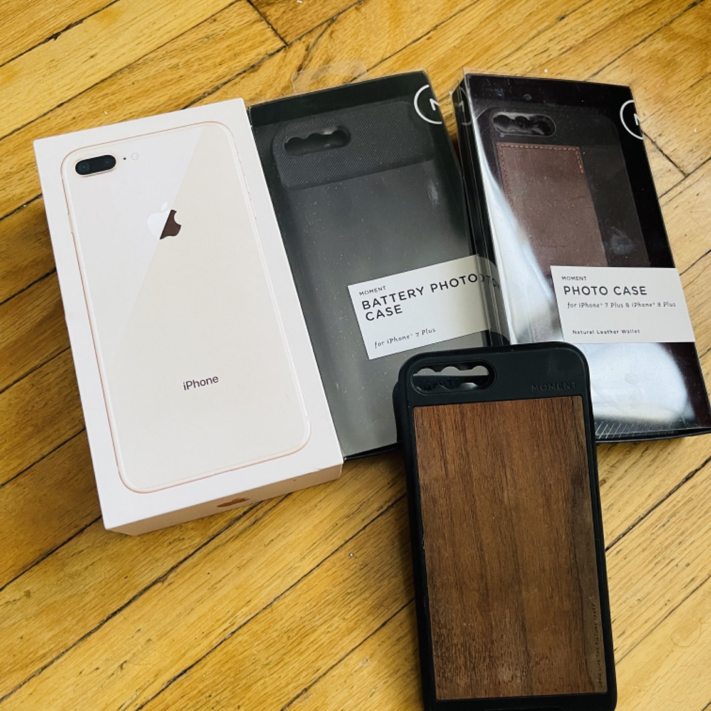 iPhone 8 Plus (with Moment cases)