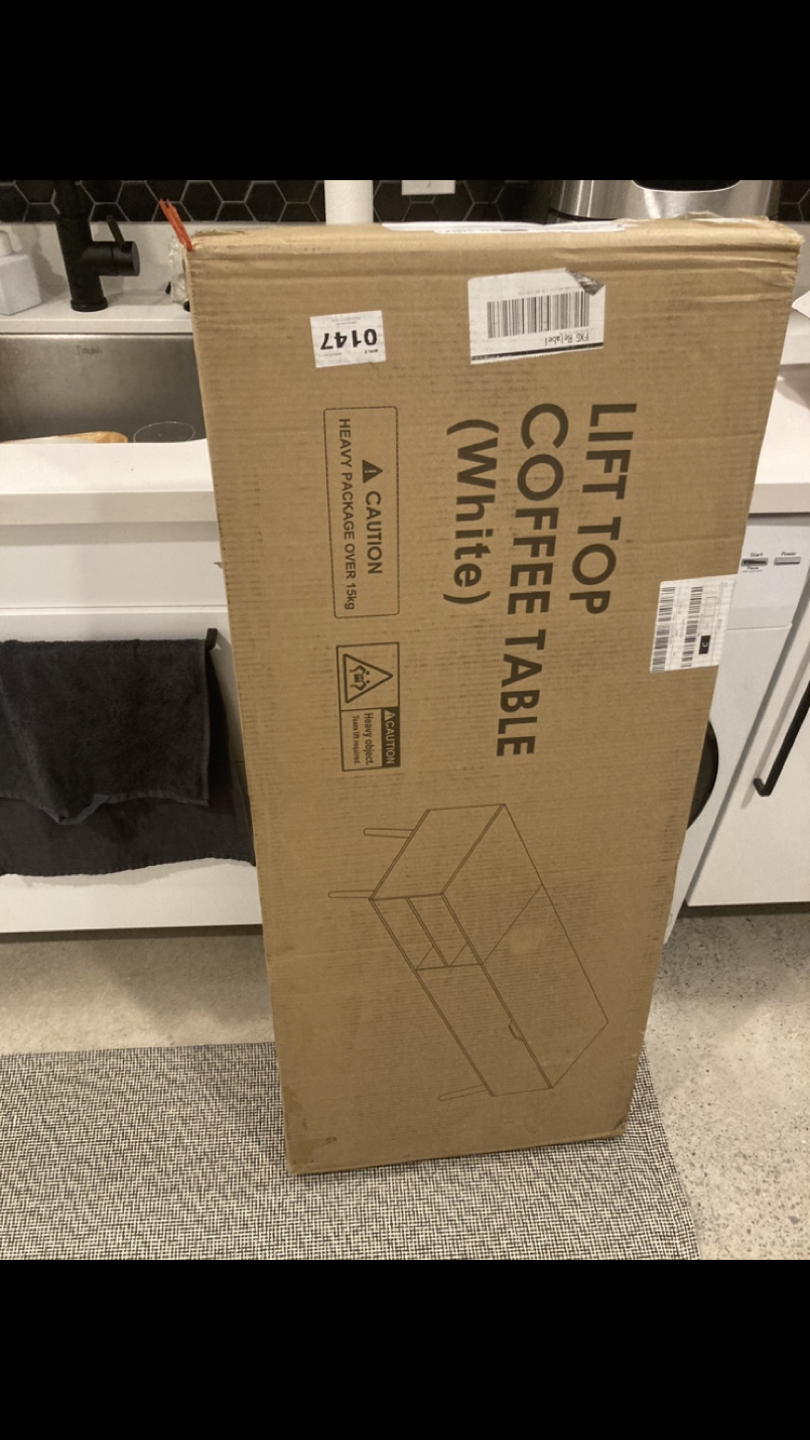 White Cofee table (new/unopened) - photo 4