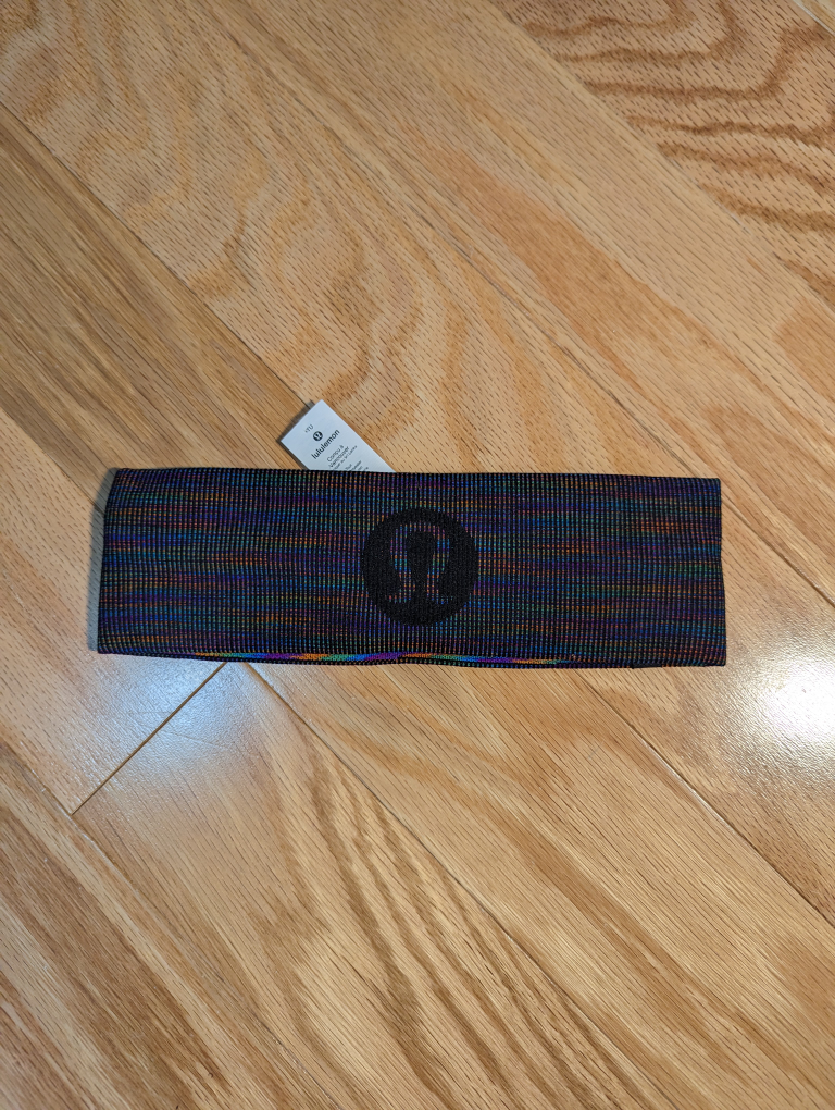 Lululemon rainbow thick headband thumbnail
