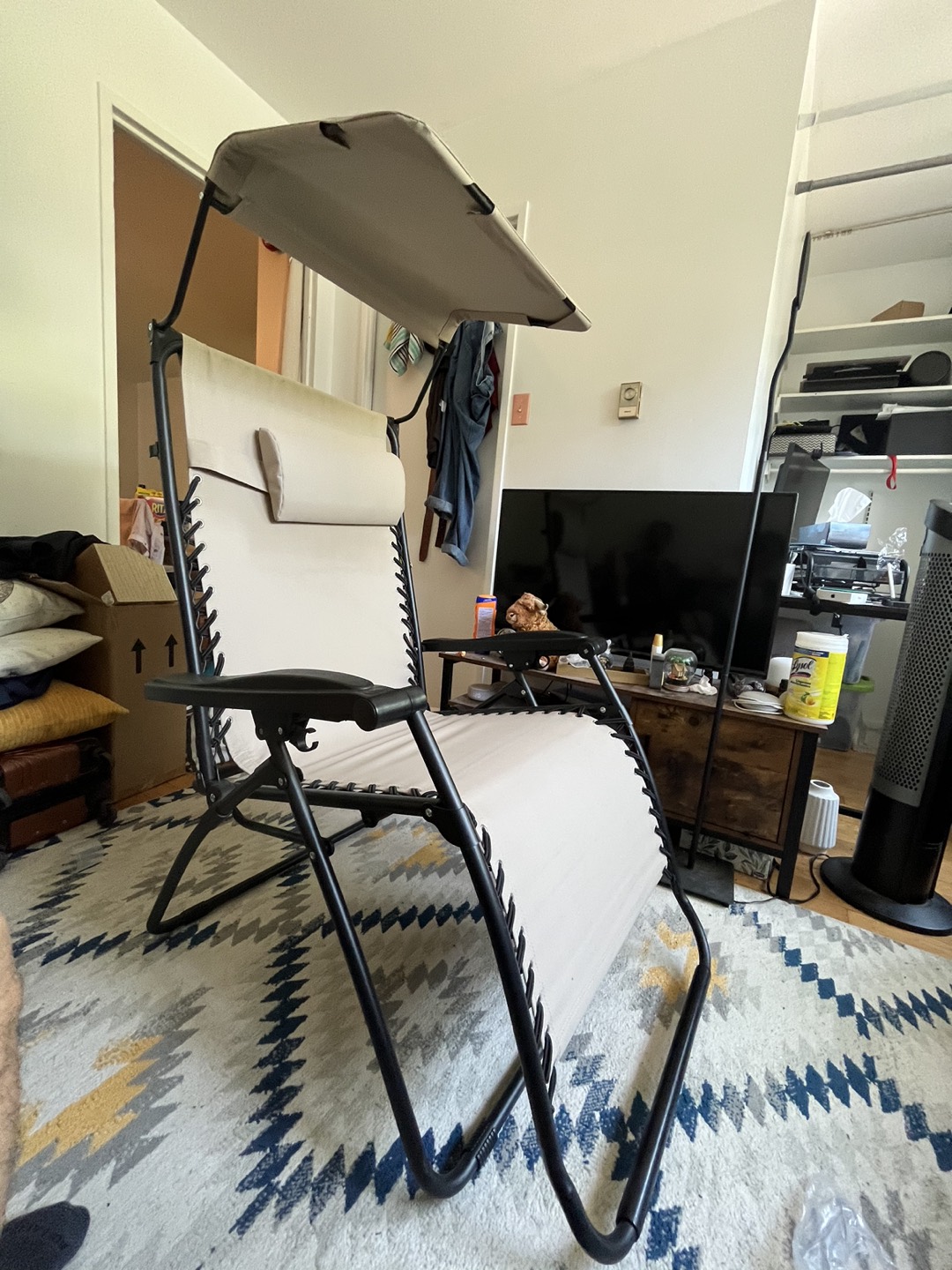 Indoor/ outdoor Adjustable reclining lounge chair thumbnail