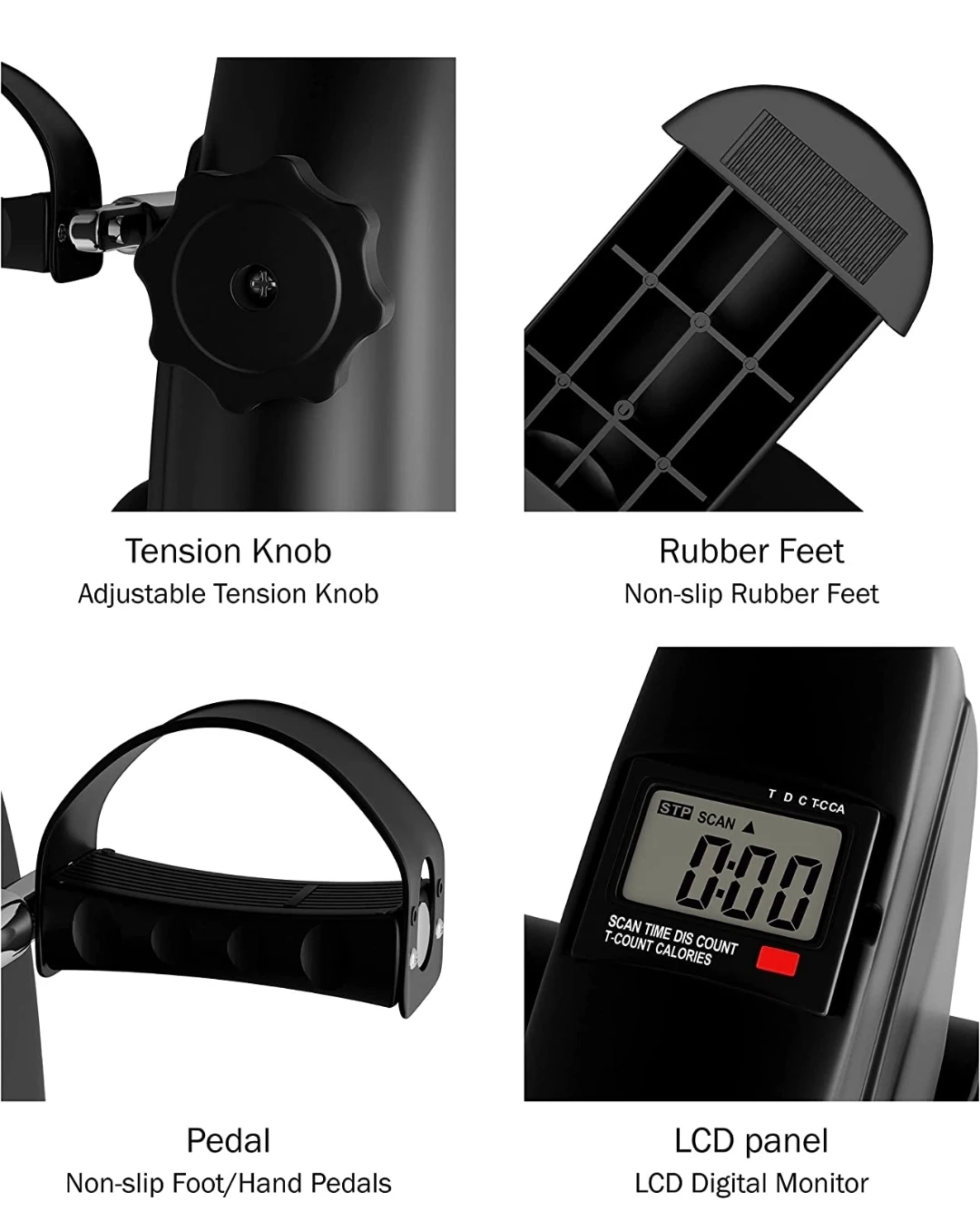 Mini Portable Fitness Pedal Exerciser - photo 5