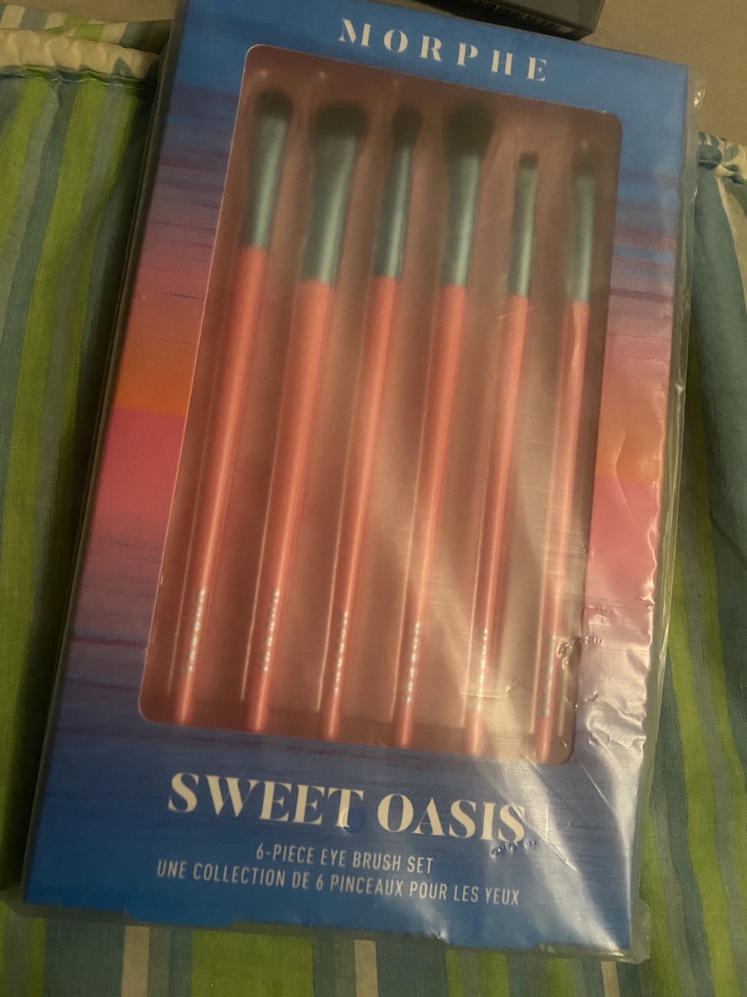 Morphe Oasis 6 Pc eyeshadow brush set thumbnail
