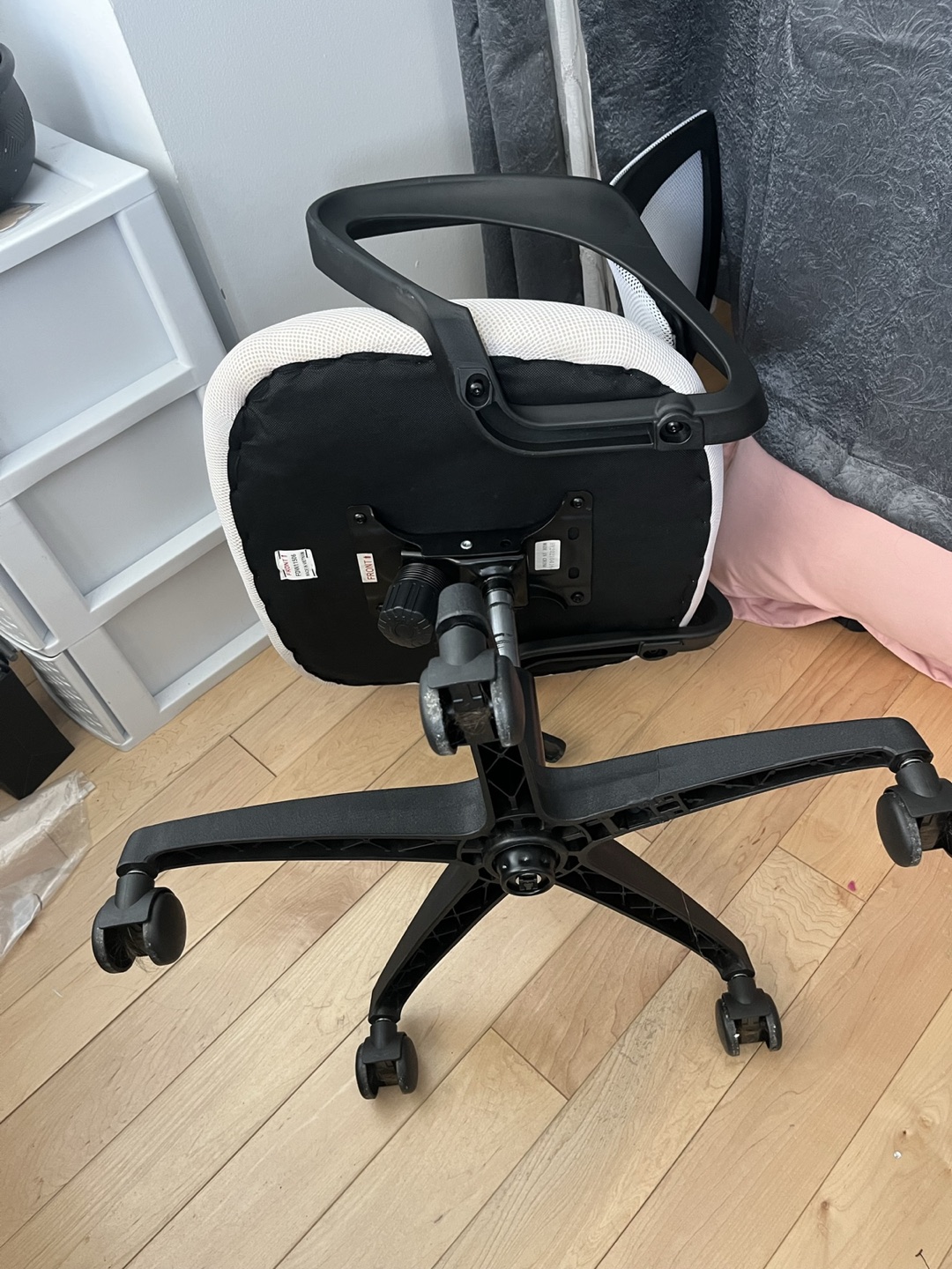 Home Office Desk Chair, White Computer Chair with Lumbar Support - photo 5
