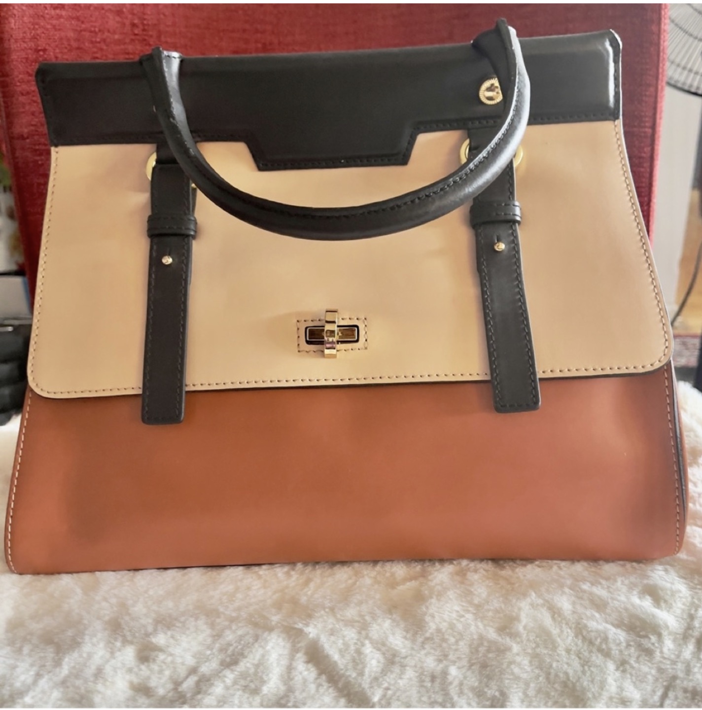 PreLoved Iacucci Italian Leather bag🇮🇹 thumbnail