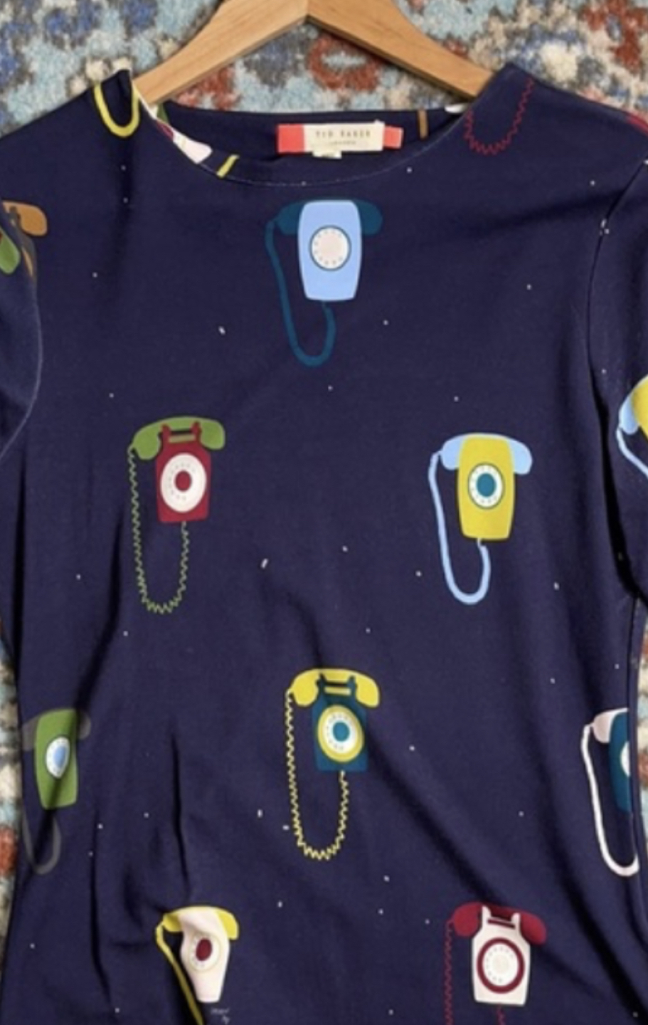 Ted Baker Telephone Print Shirt - Size 1 image indicator(3)