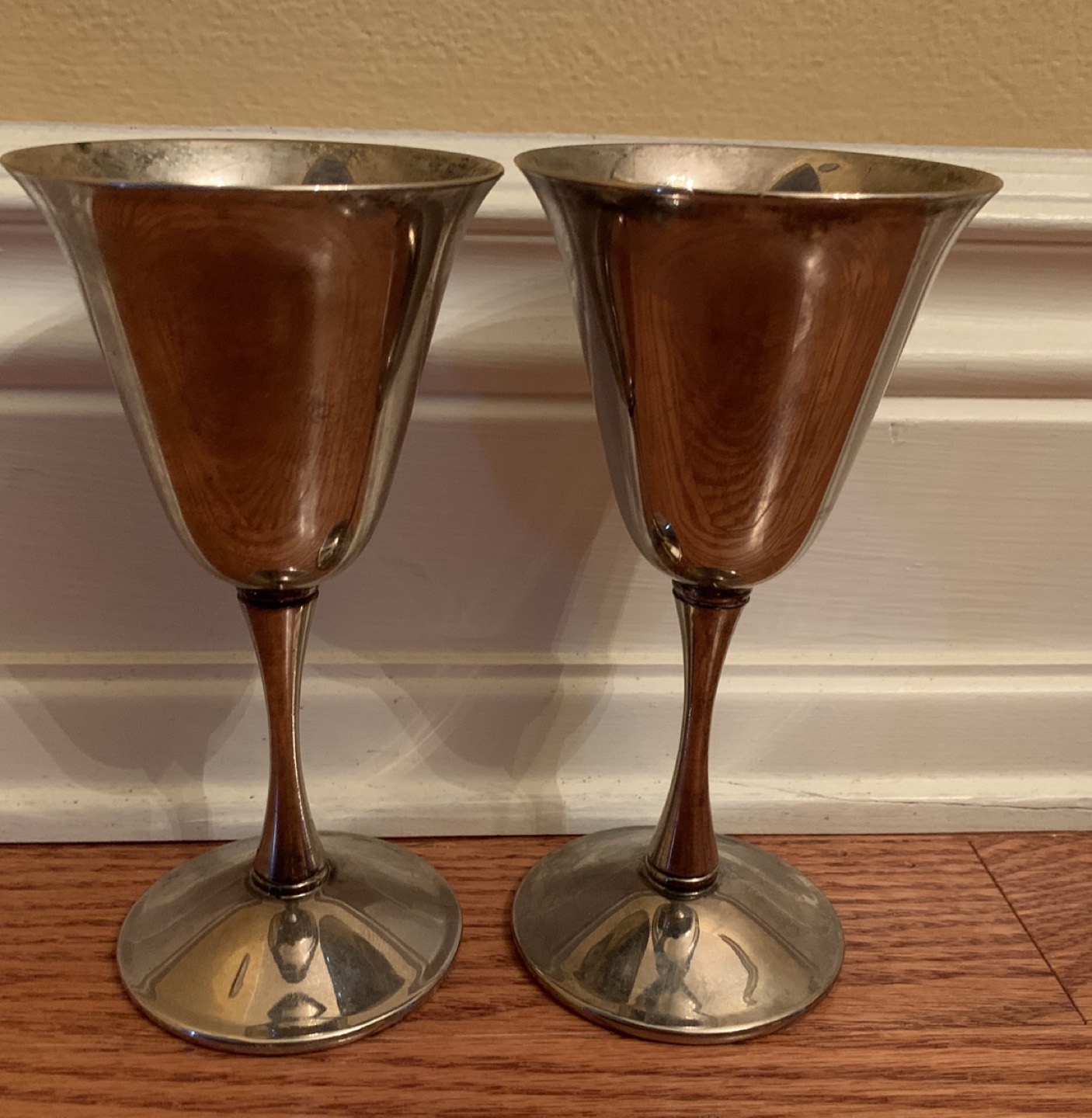 Set of Vintage Italian Wine Goblets thumbnail