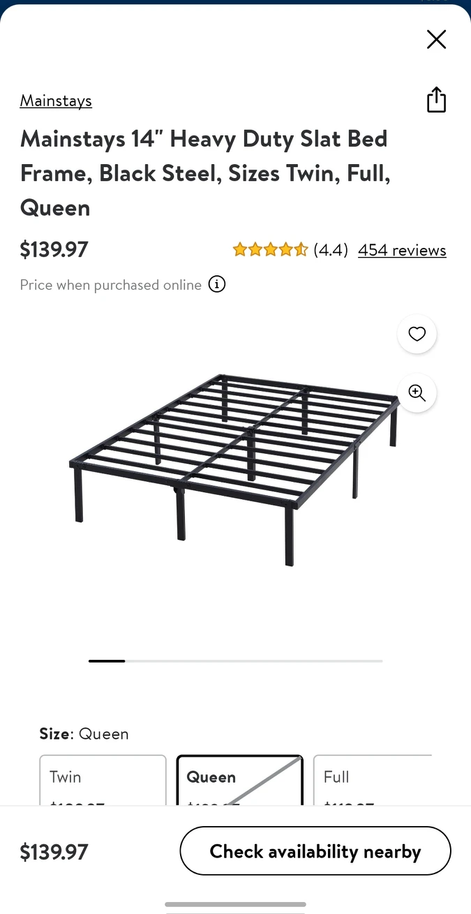 Queen Bed Frame