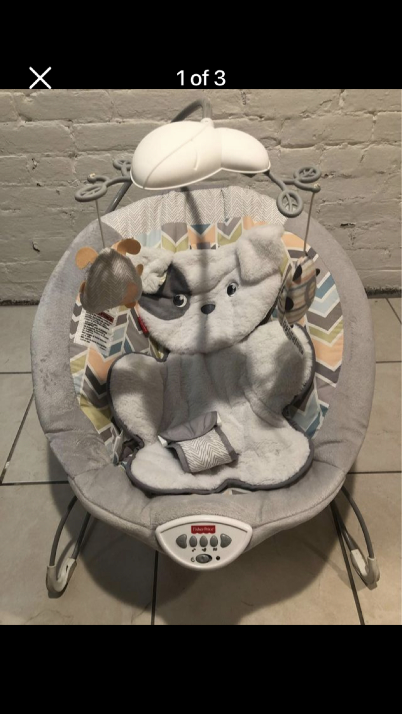 Fisher-Price Bouncer portable bouncing baby seat@downtown image indicator(2)