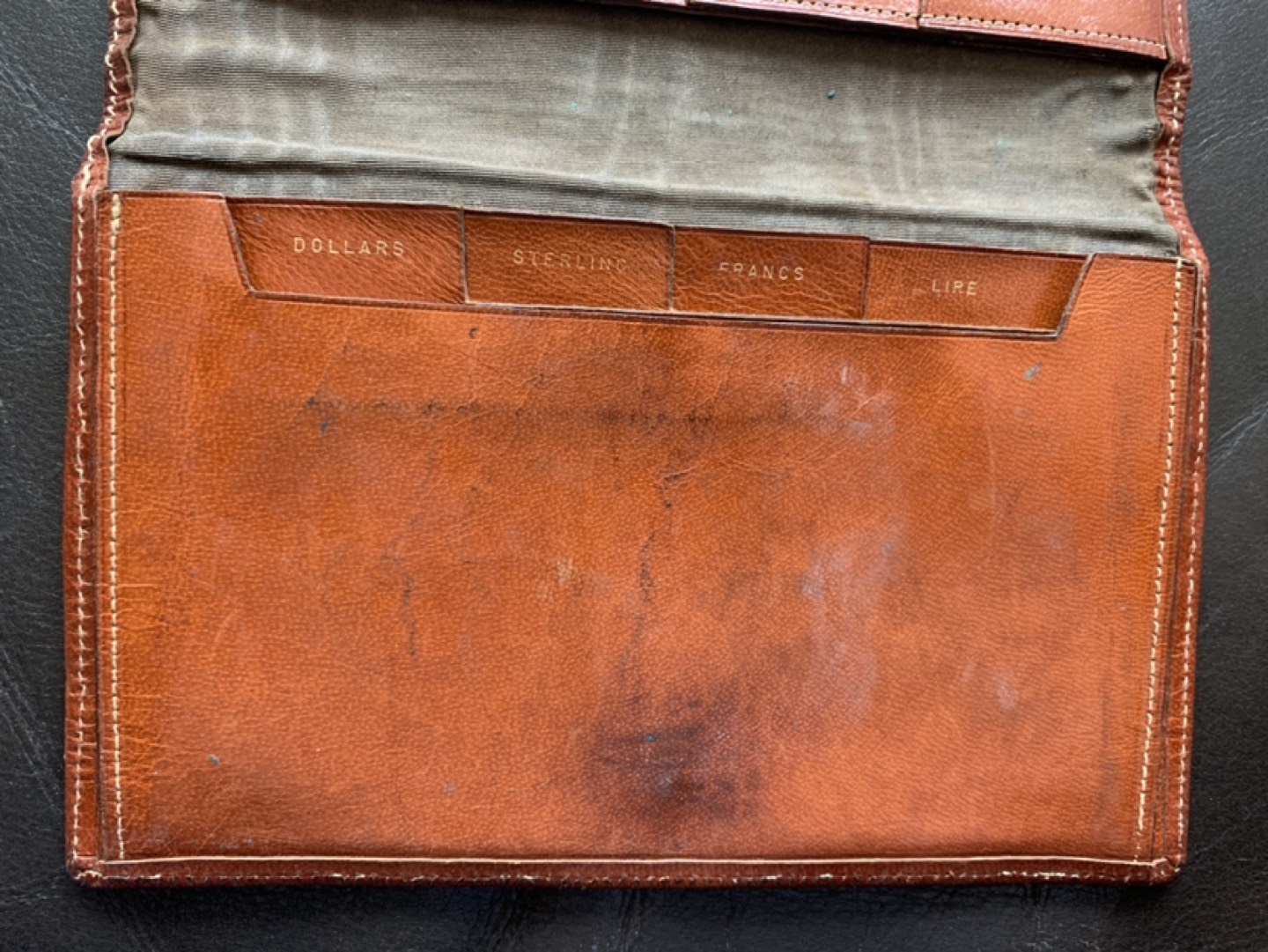 Vintage Leather Passport/Tavel Wallet 🌎 image indicator(2)