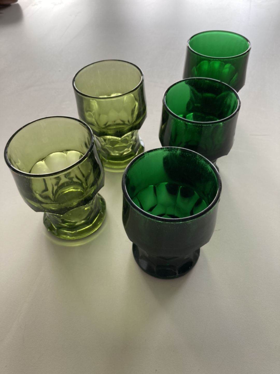 5 vintage glasses - photo 4