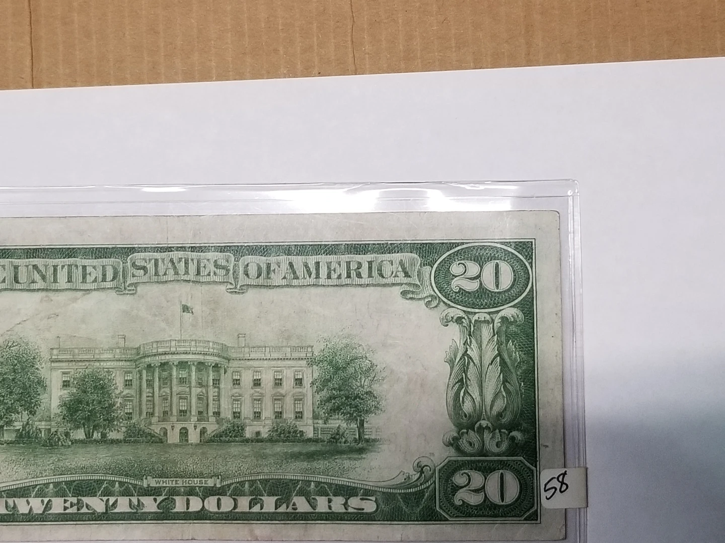 1928-B $20 Dollar Bill Federal Reserve Note Gold Clause Chicago image indicator(7)