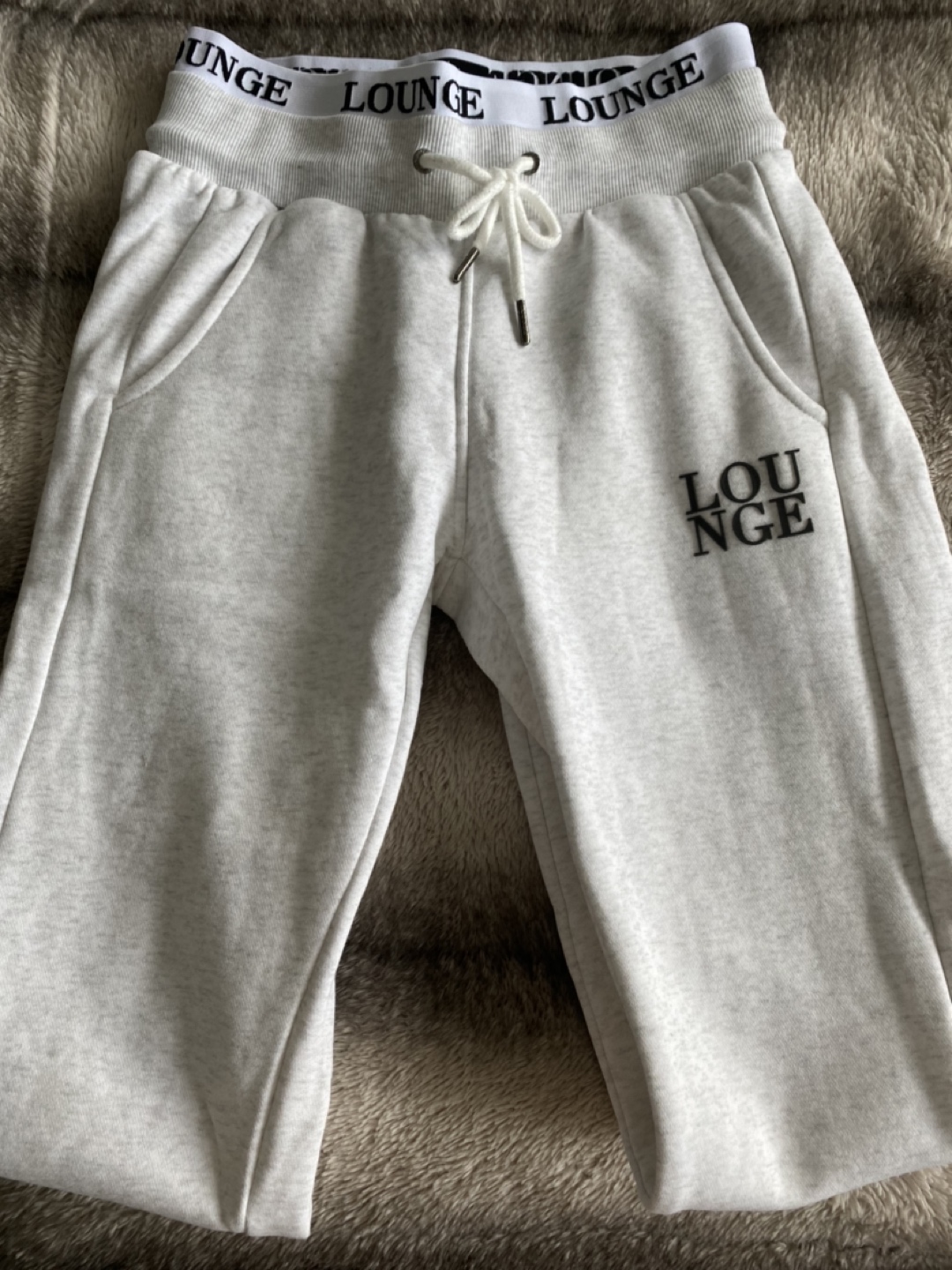 LOUNGE cream joggers MOVING SALE, OFFER WELCOME thumbnail