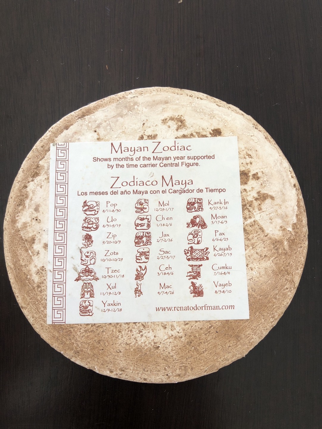 Mayan Zodiac decoration - photo 2