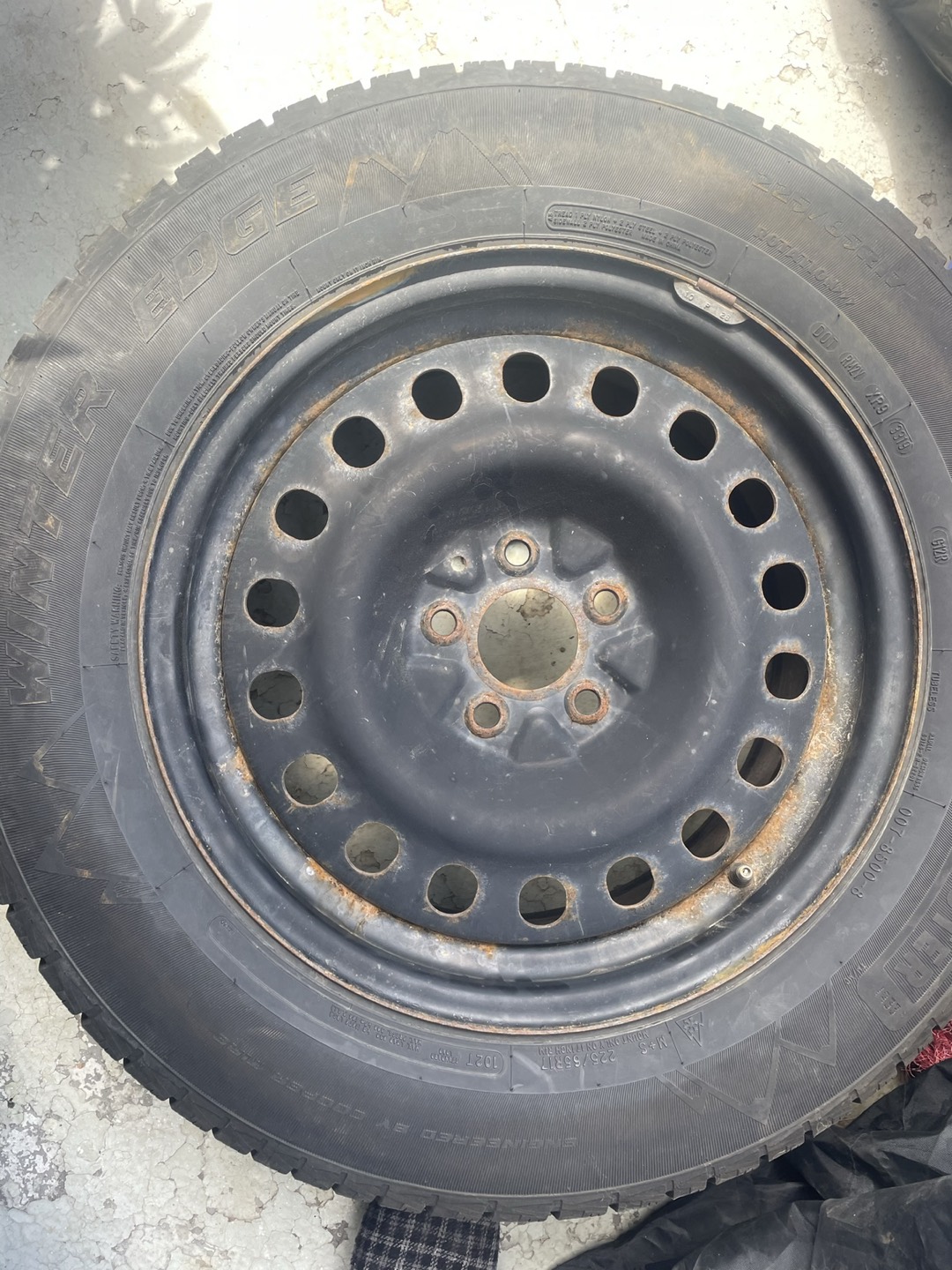 4 Winter tires with the rims - photo 3