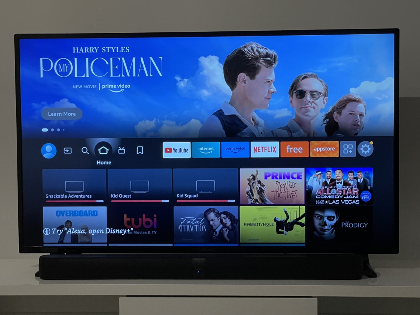 50” Insignia FireTV and Soundbar