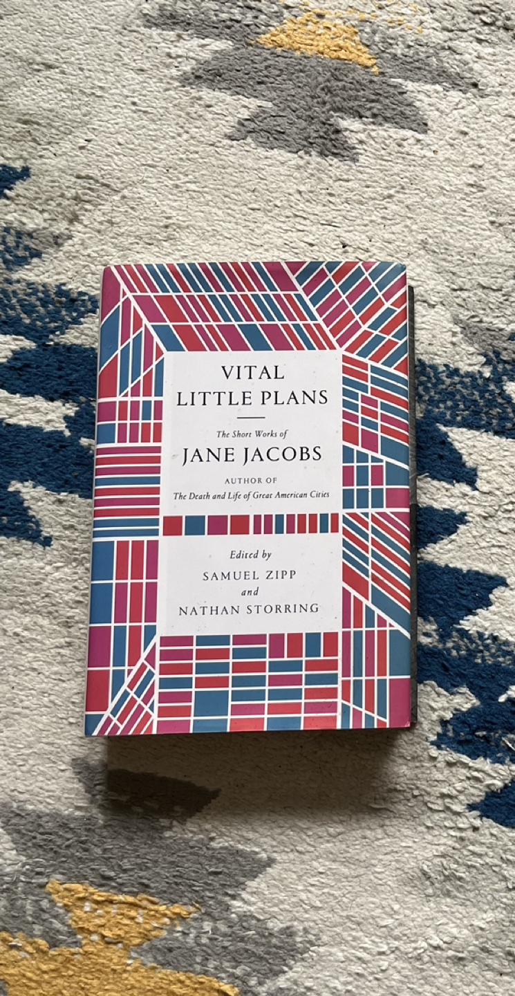 Hardcopy book: vital little plans by Jane Jacobs thumbnail