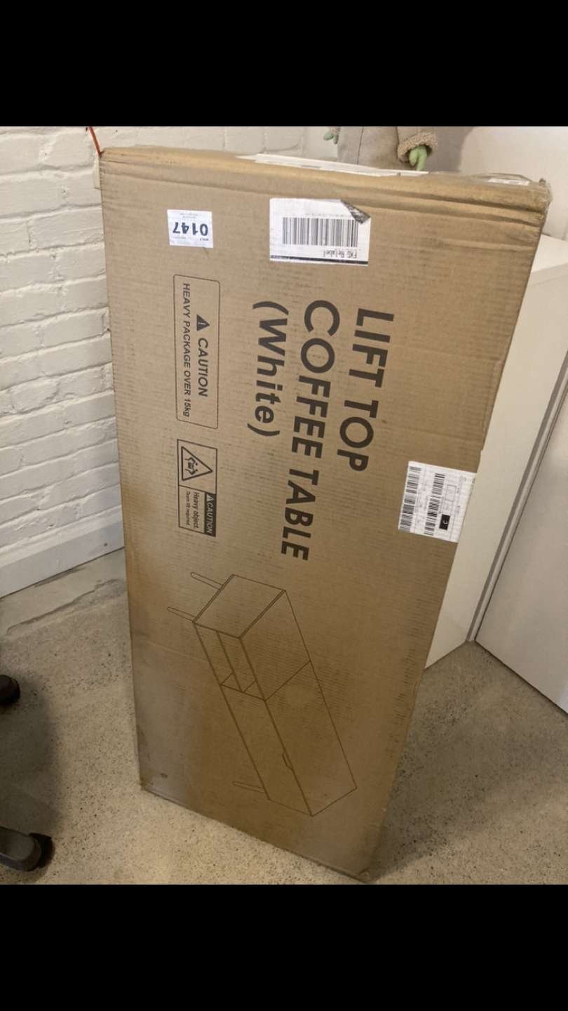 White Cofee table (new/unopened) - photo 5