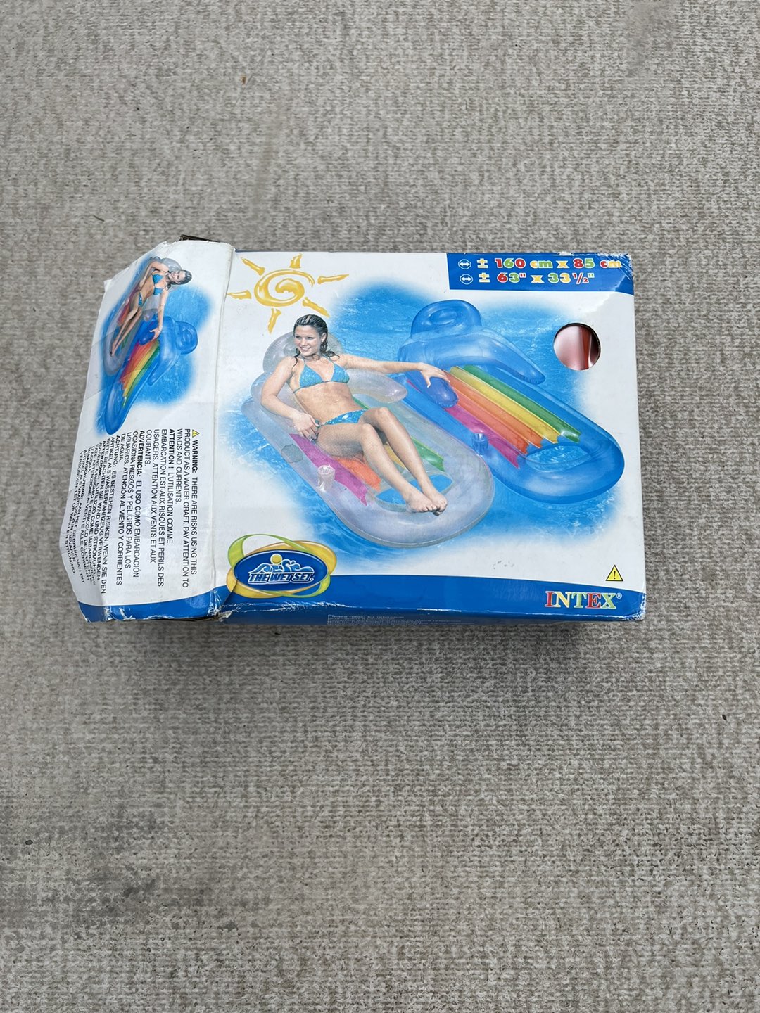 Intex Inflatable pool lounger thumbnail