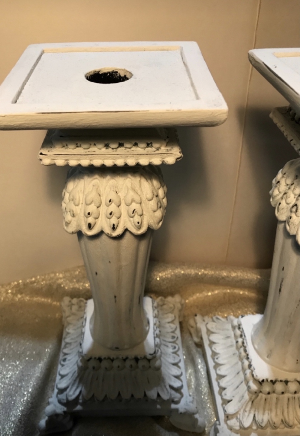 French / Shabby Chic Candle Holders image indicator(3)