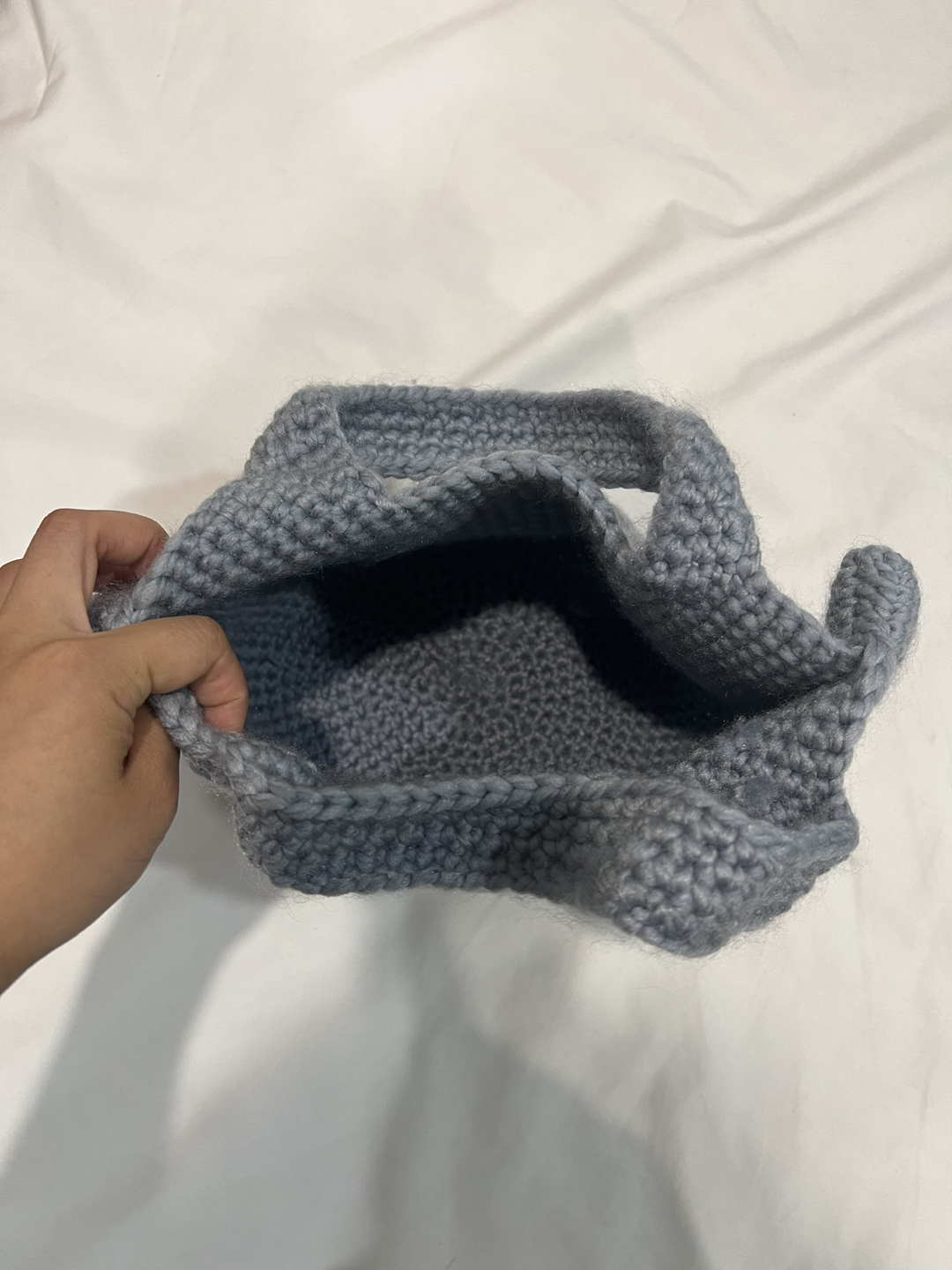 Handmade knit bag #freecycle - photo 3