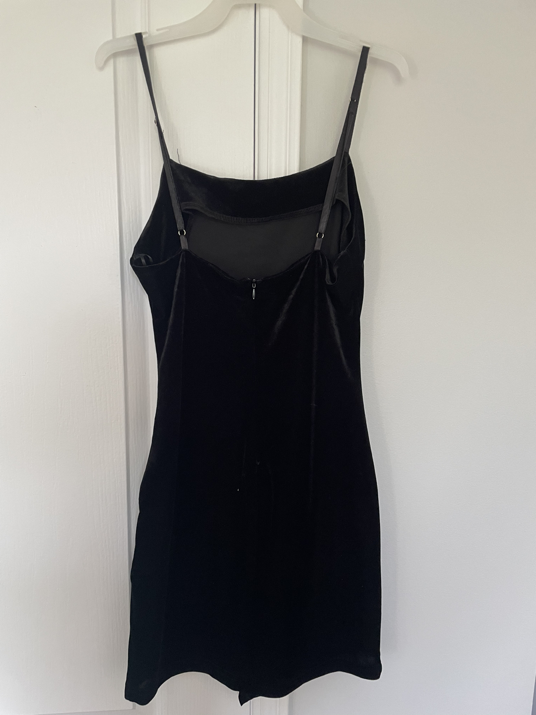 Black Short Velvet Dress - photo 2