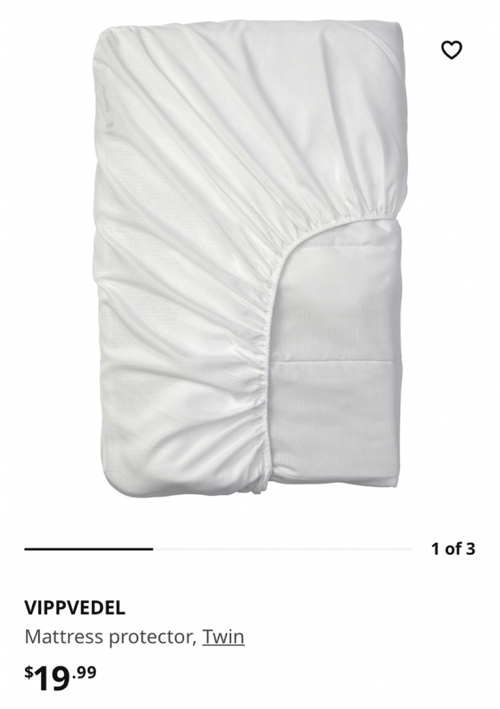Ikea form twin mattress(cover, protector all included) - photo 3