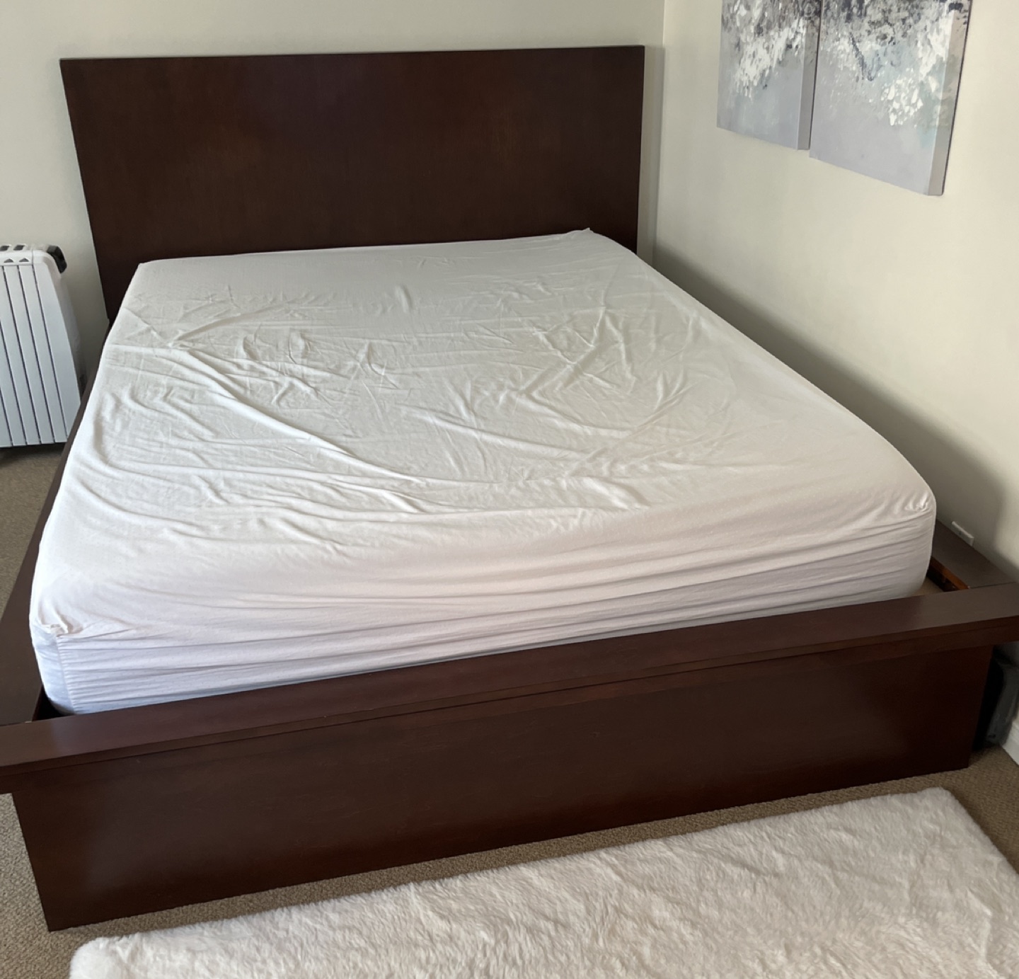 Queen Size Bed (Bricks) with edges.