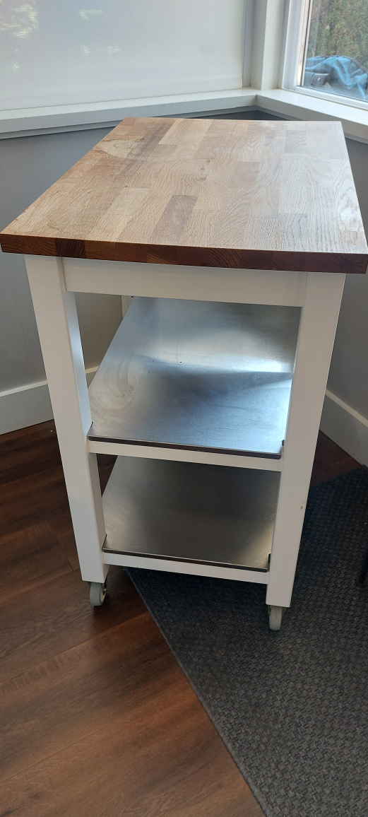 Stand Alone Kitchen Island with Wheels - photo 4